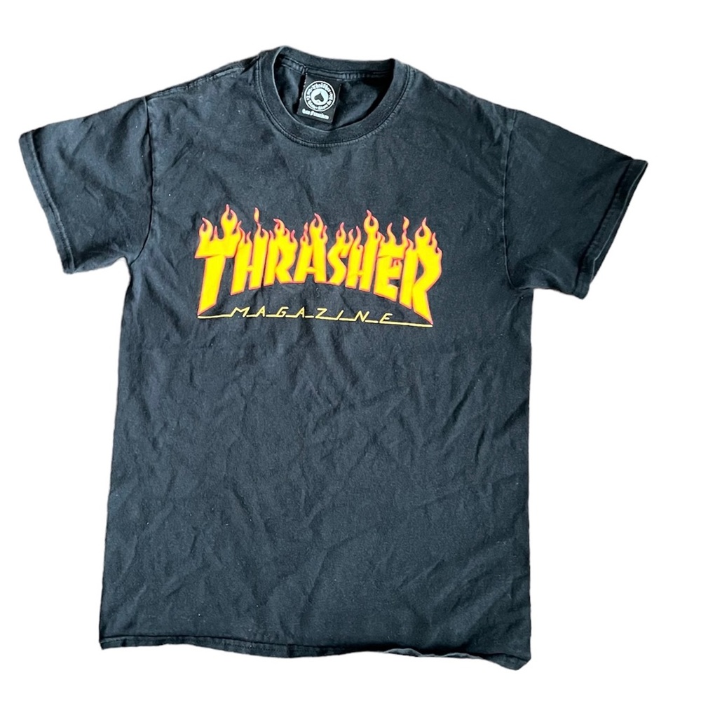 Thrasher t-shirt black size small